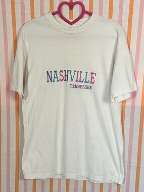 Vintage Nashville TN Embroidered T-Shirt